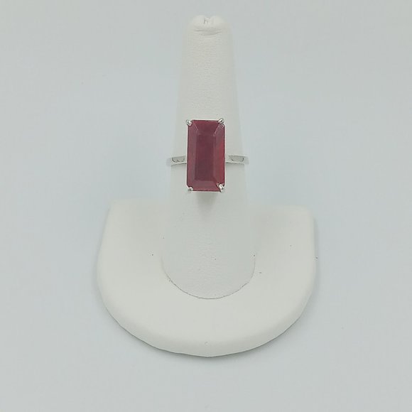 Vintage Sterling Silver Niassa Ruby - Picture 9 of 12